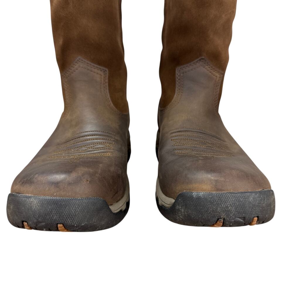 Ariat Womens 8 Terrain Waterproof Brown Leather Suede Western Boots 10011845 - Picture 5 of 13